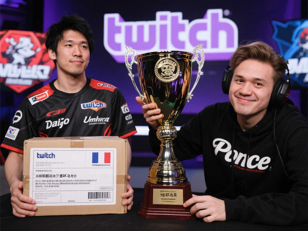 Twitch失误：格斗传奇梅原大吾的奖杯被错发给法国主播Ponce
